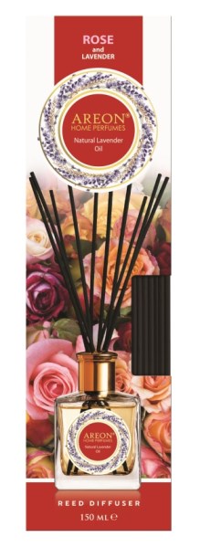 Kvapas su lazd.150ml Rose Natural Areon