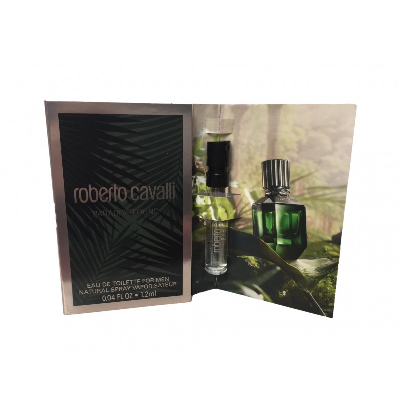 Roberto Cavalli Paradise Found 1.2ml EDT KVEPALŲ MĖGINUKAS vyrams