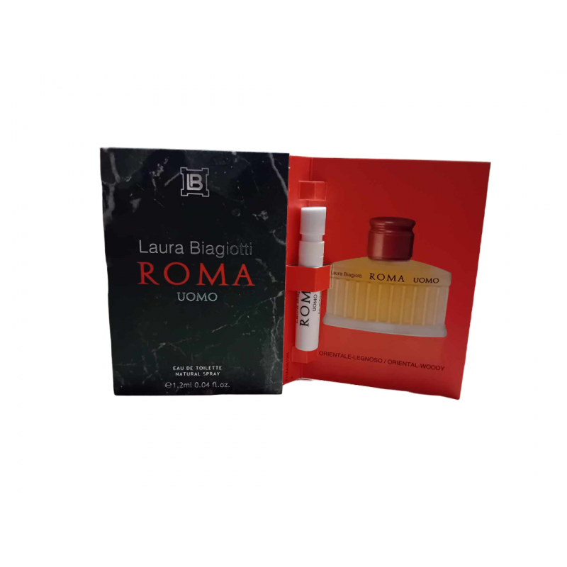 Laura Biagiotti Roma Uomo 1.5 ml EDT kvepalų mėginukas vyrams