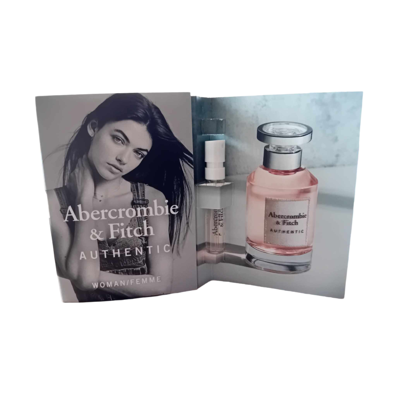 ABERCROMBIE - FITCH Authentic moterims 2ml EDP kvepalų mėginukas moterims