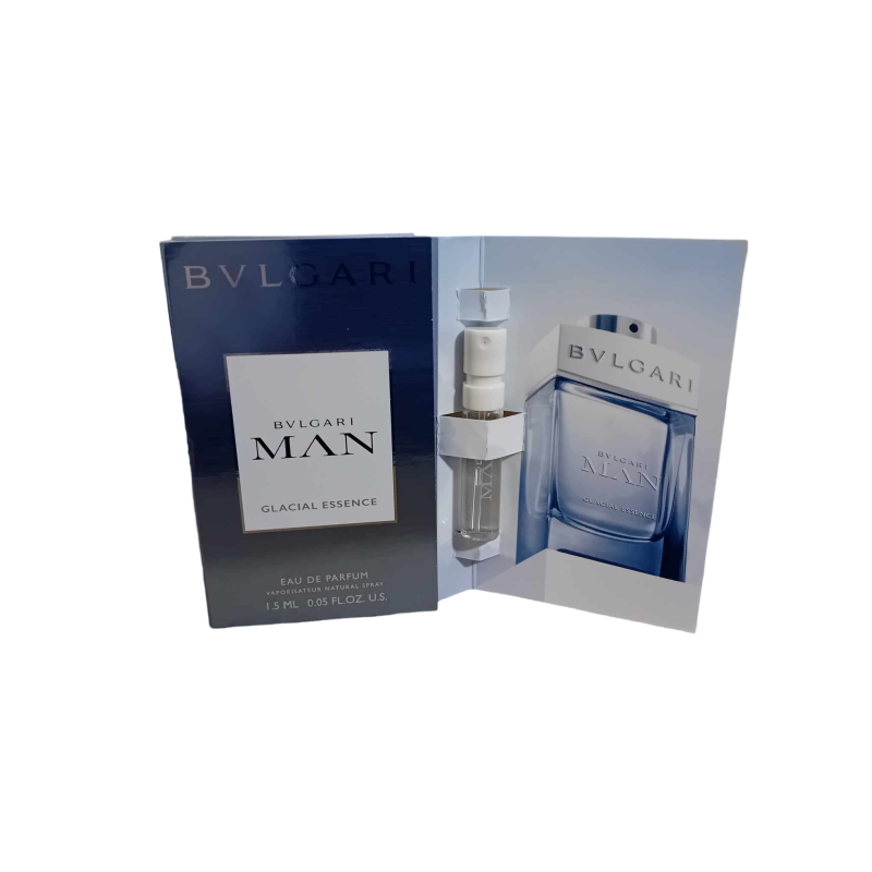 Bvlgari Man Glacial Essence 1.5ml EDP kvepalų mėginukas vyrams