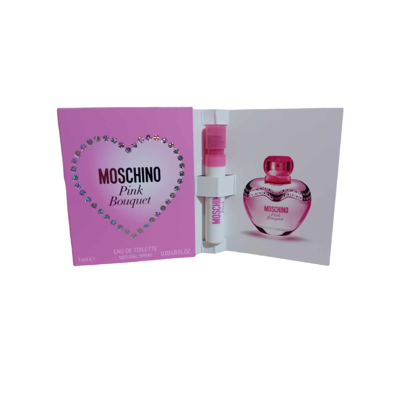 Moschino Pink Bouquet 1ml EDT kvepalų mėginukas moterims