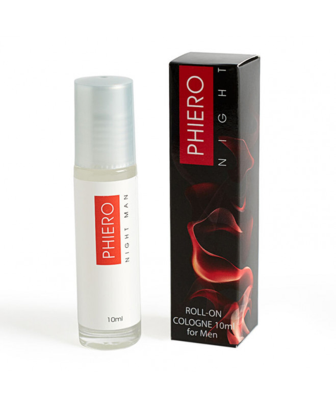 500 COSMETICS PHIERO NIGHT MAN PERFUME PHEROMONES FOR MEN WITH ROLL-ON 10 ML