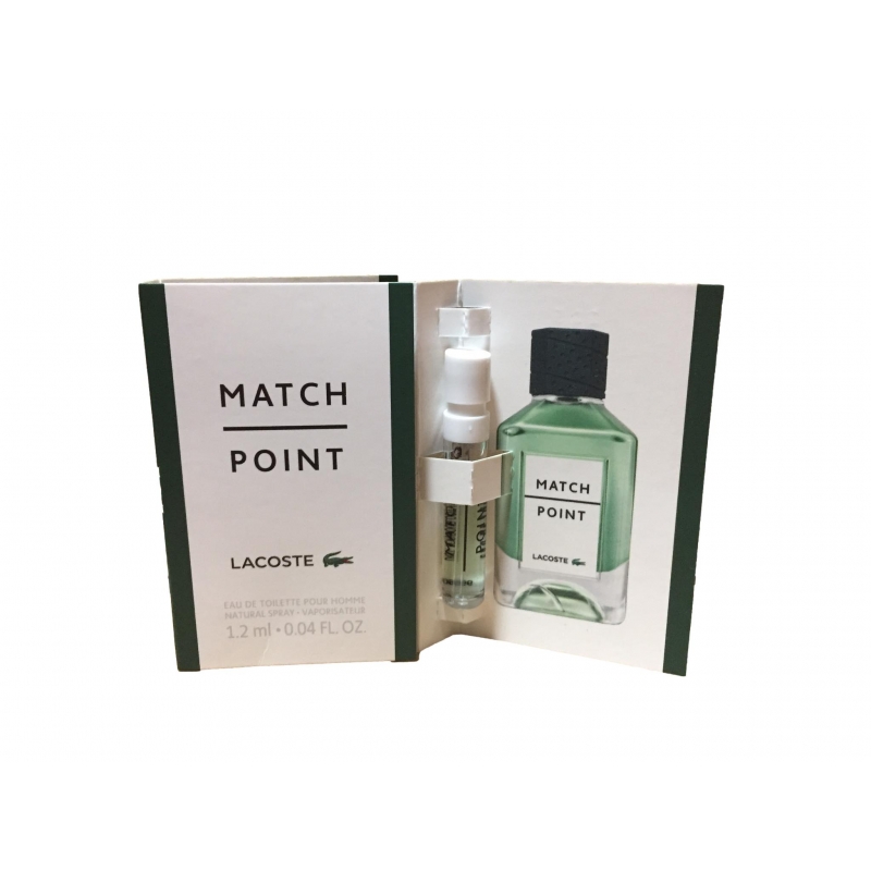 Lacoste Match Point 1.2ml EDT KVEPALŲ MĖGINUKAS VYRAMS