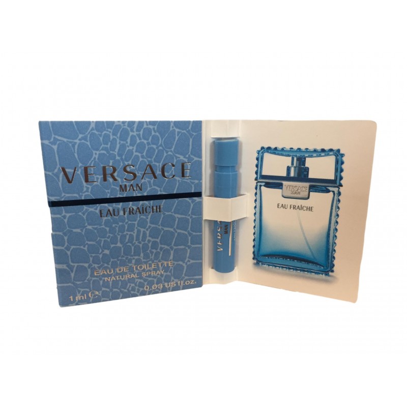 Versace Man Eau Fraiche 1ml EDT kvepalų mėginukai vyrams