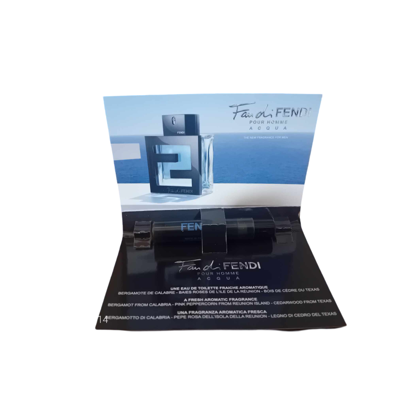 Fendi Fan di Fendi pour Homme Acqua 1ml EDT kvepalų mėginukas vyrams