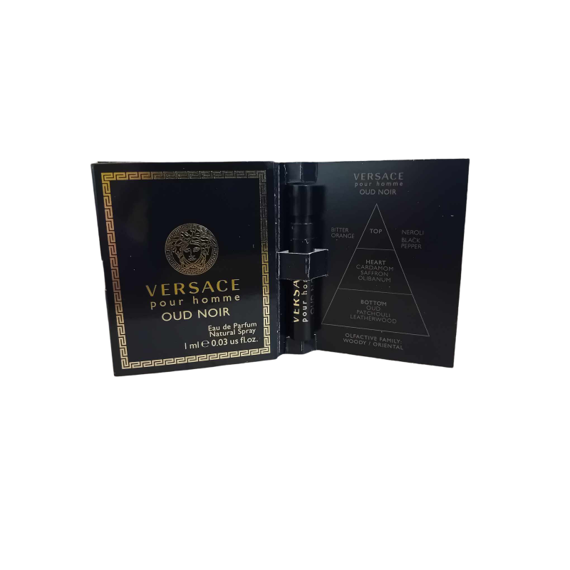 Versace Pour Homme Oud Noir 1ml EDP KVEPALŲ MĖGINUKAS vyrams