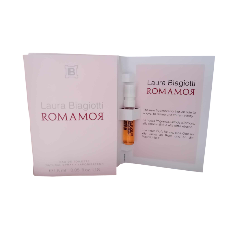 Laura Biagiotti Romamor 1.5ml EDT kvepalų mėginukas moterims