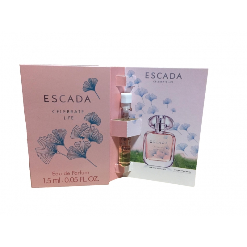 Escada Celebrate Life 1.5ml edp KVEPALŲ MĖGINUKAS MOTERIMS