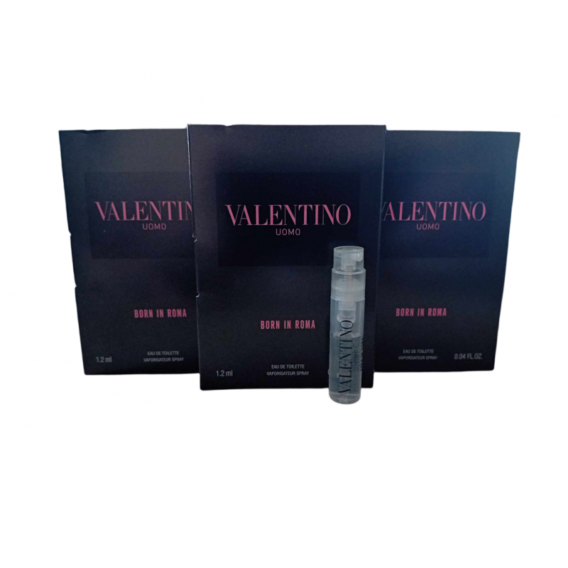 Valentino Uomo Born in Roma 1.2ml EDT KVEPALŲ MĖGINUKAS vyrams