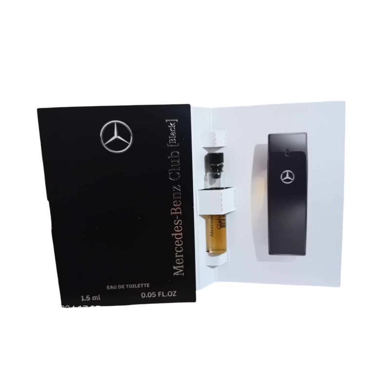 Mercedes Benz Club Black 1.5ml EDT kvepalų mėginukas vyrams