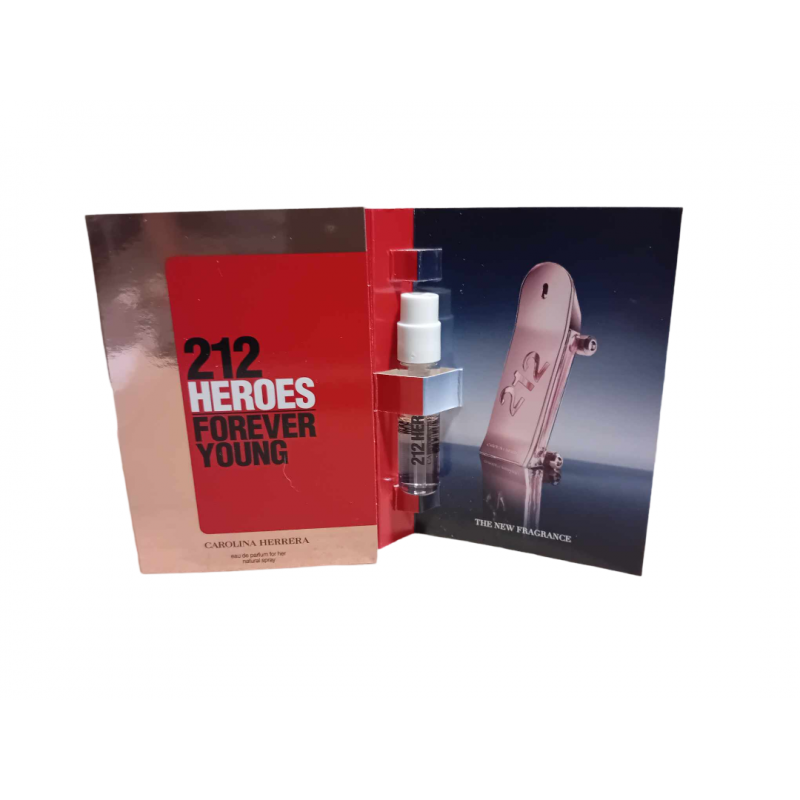 Carolina Herrera 212 Heroes for Her 1.5ml EDP KVEPALŲ MĖGINUKAS moterims