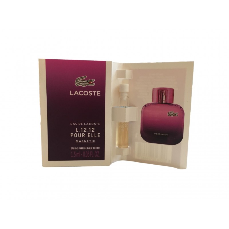 Lacoste L.12.12 Elle Magnetic 1.5ml EDP kvepalų mėginukas moterims