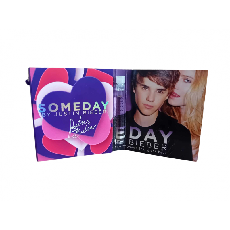 Justin Bieber Someday 1.5ml EDP KVEPALŲ MĖGINUKAS MOTERIMS