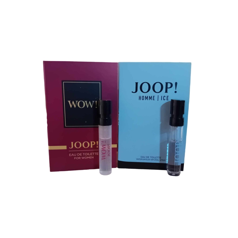 Joop WOW , homme ice 2vnt x 1.2ml EDT KVEPALŲ MĖGINUKAS MOTERIMS ir vyrams