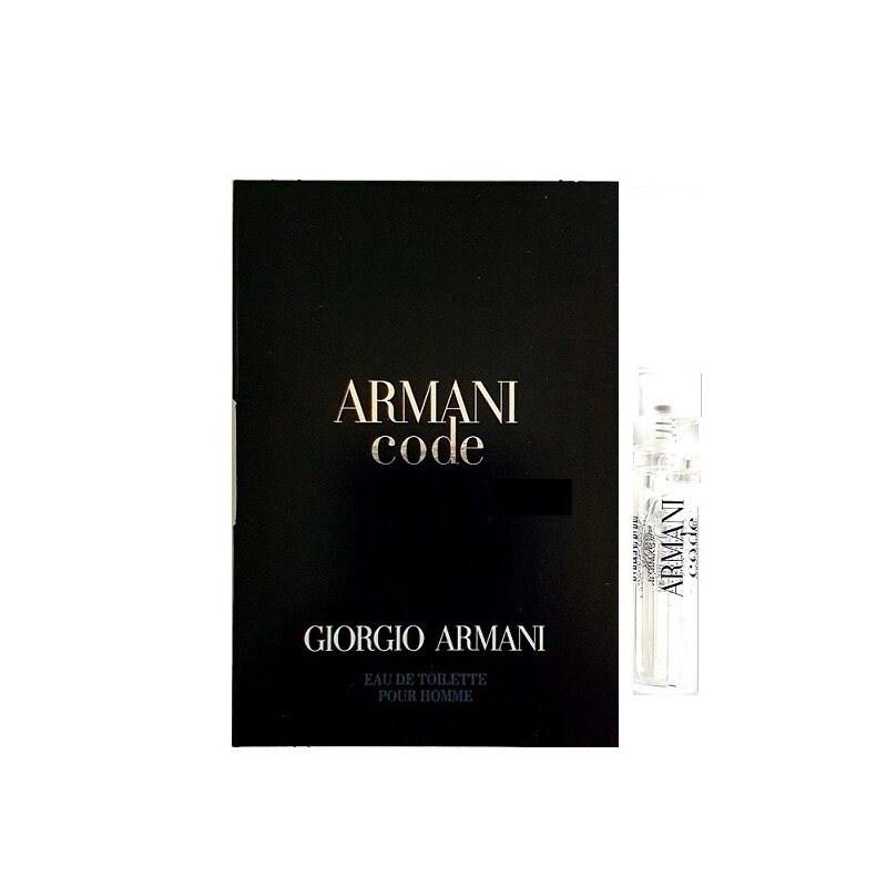 Giorgio Armani Code Homme 1.2 ml edt kvepalų mėginukas vyrams