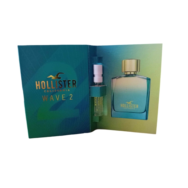 HOLLISTER WAVE 2 FOR HIM 2ml edt KVEPALŲ MĖGINUKAS vyrams