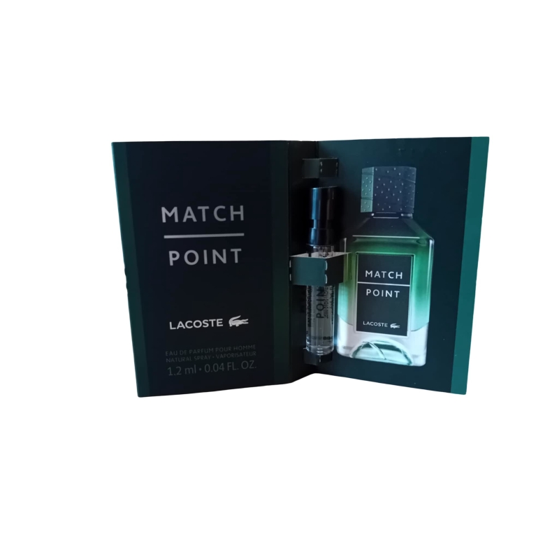 Lacoste Match Point 1.2ml EDP kvepalų mėginukas vyrams