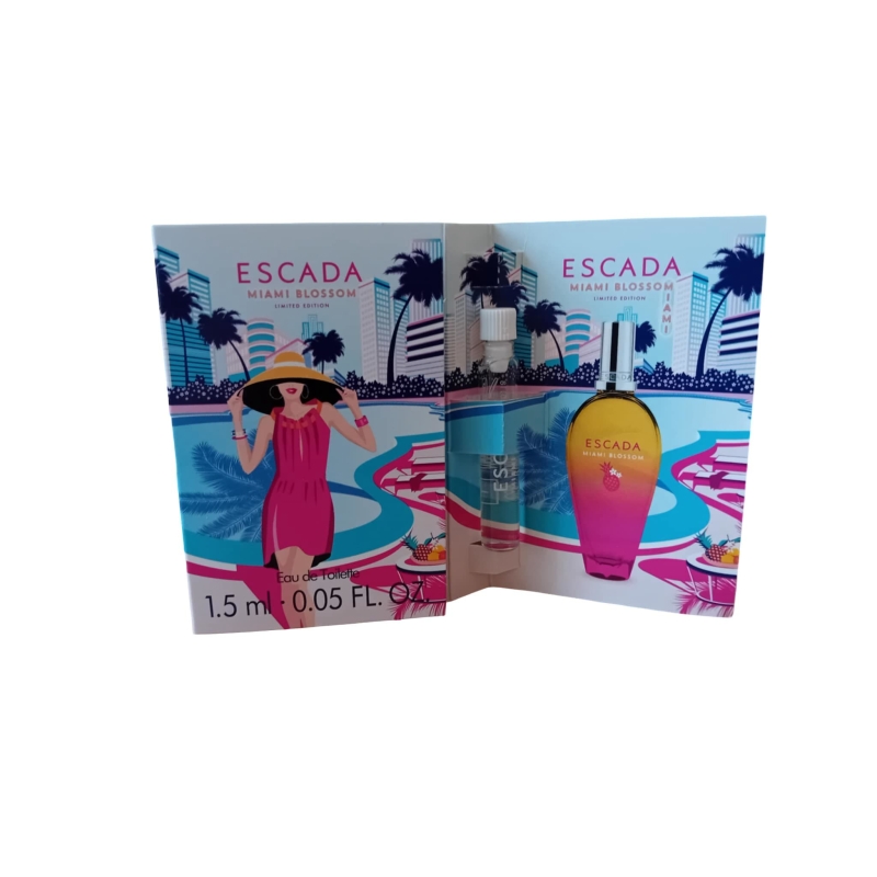Escada Miami Blossom 1.5ml edt KVEPALŲ MĖGINUKAS MOTERIMS