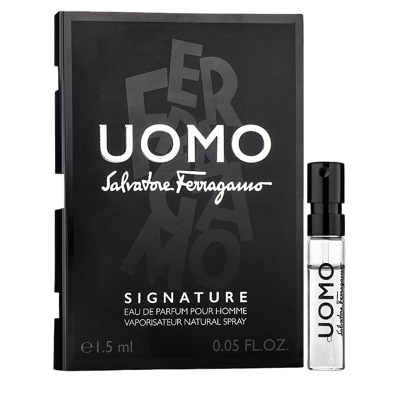 Salvatore Ferragamo Uomo Signature 1.5ml edp kvepalų mėginukas vyrams