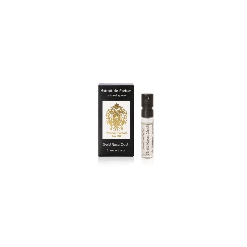 Tiziana Terenzi Gold Rose Oudh Extrait De Parfum 1.5ml KVEPALŲ mėginukas moterims ir vyrams