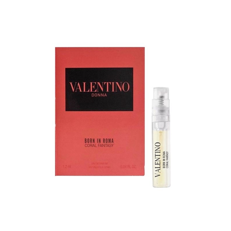 Valentino donna born in roma coral fantasy 1.2ml edp kvepalų mėginukas moterims