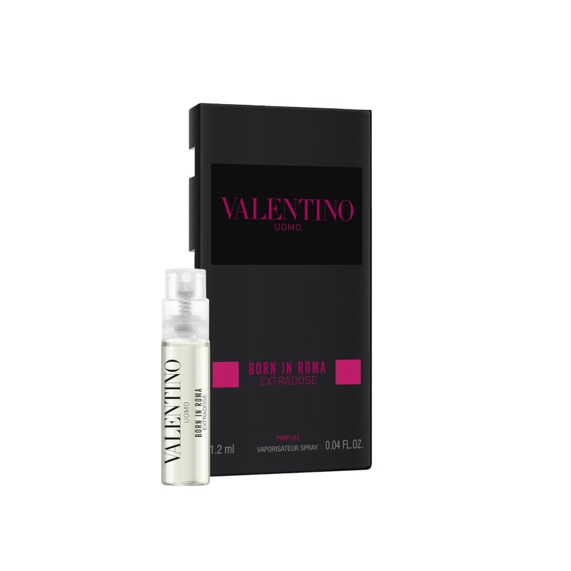 Valentino uomo Born in Roma Extradose 1.2ml Parfum kvepalų mėginukas vyrams