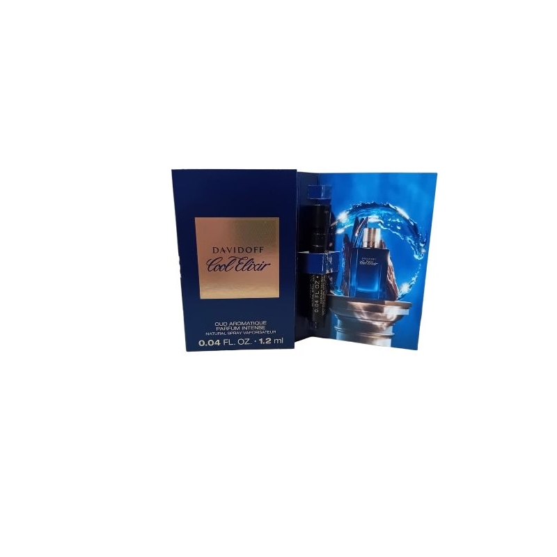 Davidoff Cool Elixir Parfum Intense 1.2ml kvepalų mėginukas vyrams