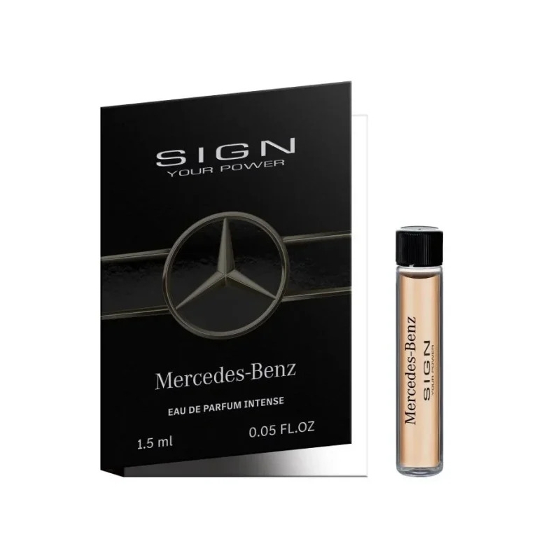 MERCEDES BENZ SIGN YOUR POWER 1.5ml edp kvepalų mėginukas vyrams