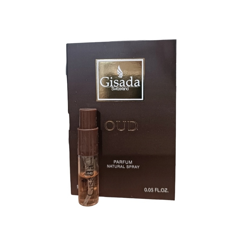 Gisada oud 1.5ml parfum KVEPALŲ mėginukas moterims ir vyrams