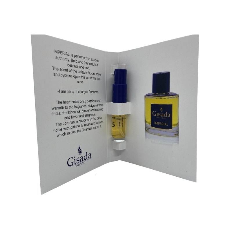Gisada Imperial 1.5ml parfum KVEPALŲ mėginukas moterims ir vyrams