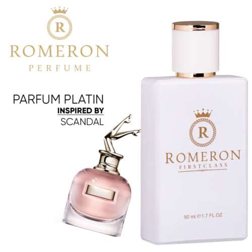 ROMERON 213 Platinum kvepalai moterims 50ml (įkvėpti Jean Paul Gaultier – Scandal) EDP