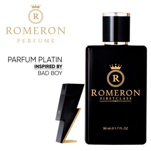 ROMERON 413 Platinum kvepalai vyrams 50ml (įkvėpti Carolina Herrera - Bad Boy)