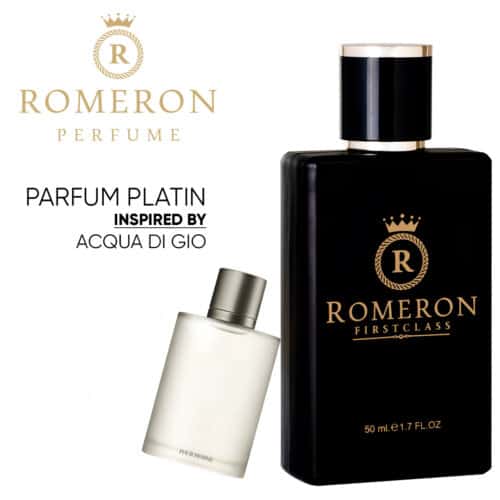 ROMERON 302 Platinum vyriški kvepalai ( įkvėpti ARMANI - Acqua di Gio ) 50ml