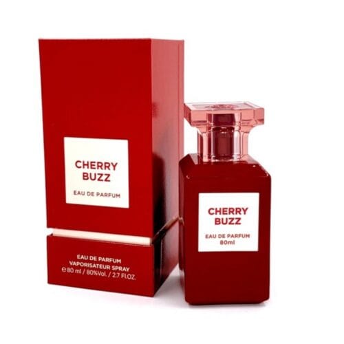 Fragrance World Cherry Buzz - Unisex kvepalai 80ml (įkvėpti Tom Ford - Electric Cherry) EDP