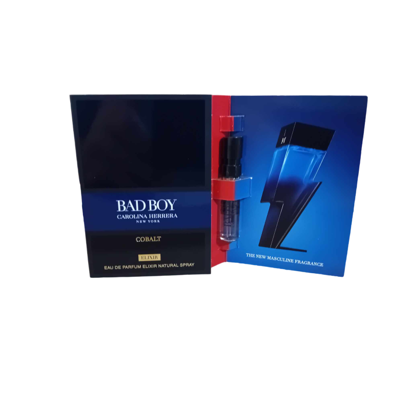 Carolina Herrera Bad Boy Cobalt Elixir 1.5ml EDP KVEPALŲ MĖGINUKAS vyrams