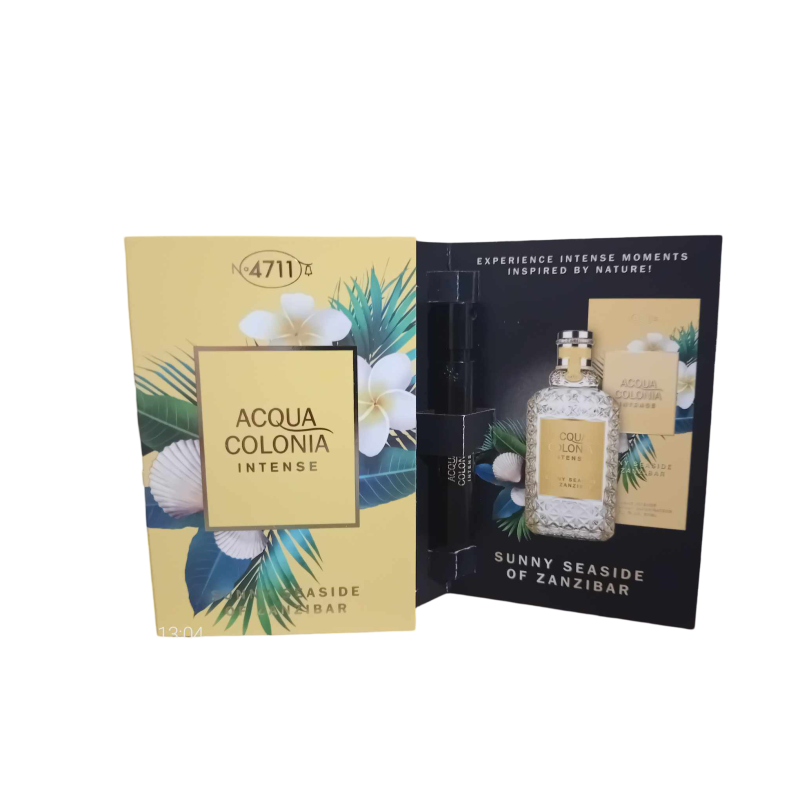 4711 Acqua Colonia Intense Sunny Seaside Of Zanzibar 1ml EDC kvepalų mėginukas moterims ir vyrams