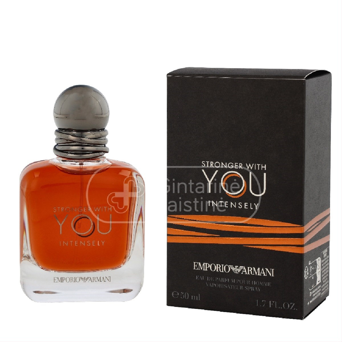 ARMANI STRONGER WITH YOU INTENSELY, Kvapusis vanduo vyrams, 50ml
