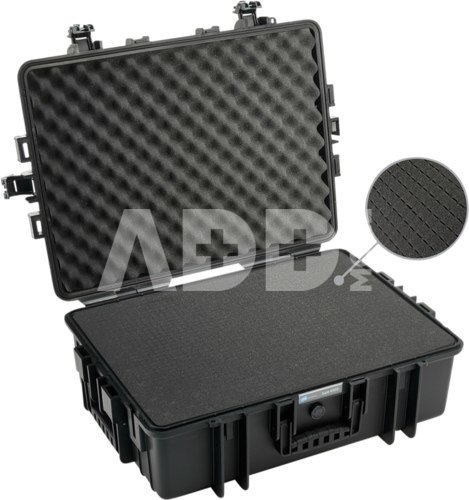 BW OUTDOOR CASES TYPE 6500 BLK SI (PRE-CUT FOAM)