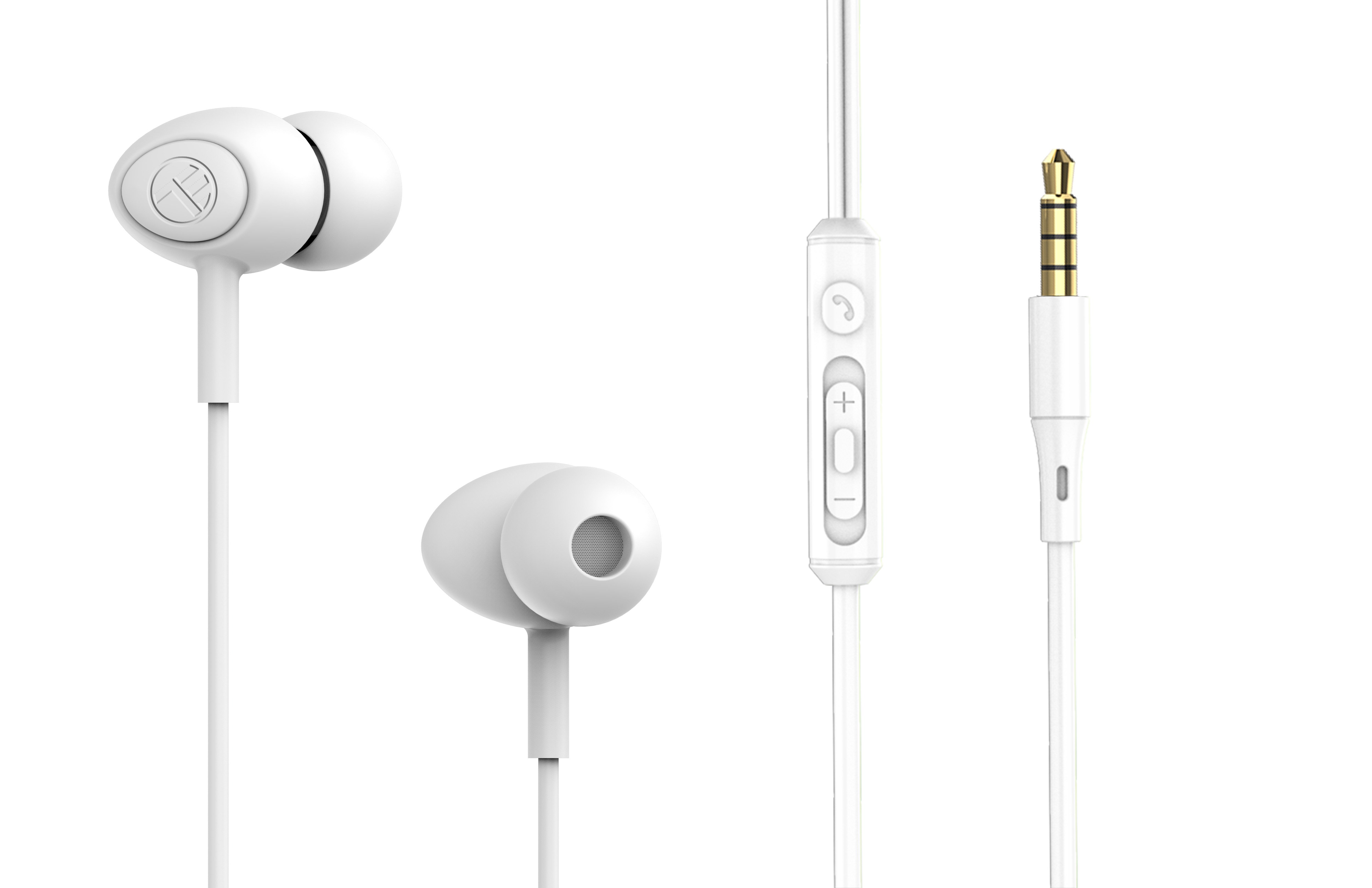 Tellur Basic Gamma wired in-ear headphones white