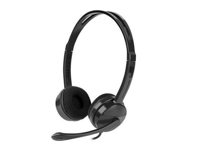 Ausinės Natec  Headset  Canary Go  Wired  On-Ear  Microphone  Noise canceling  Black