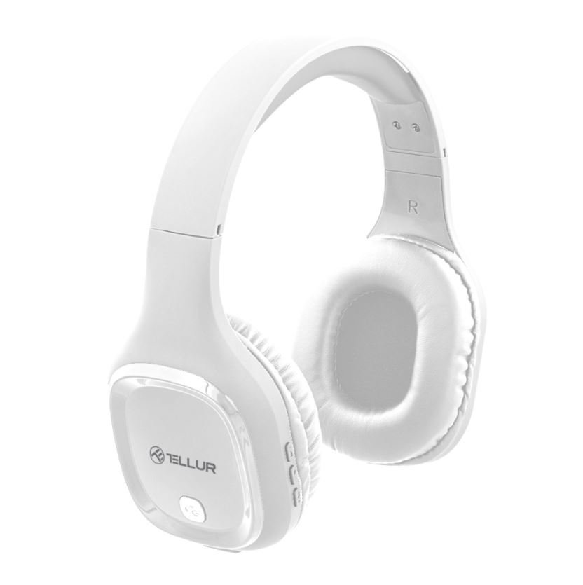 Tellur Bluetooth Over-Ear Headphones Pulse white