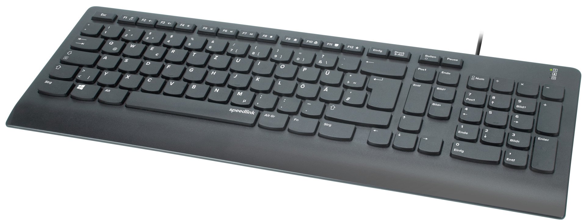 Speedlink keyboard Hi-Genic Nordic (SL-640009-BK-NC)