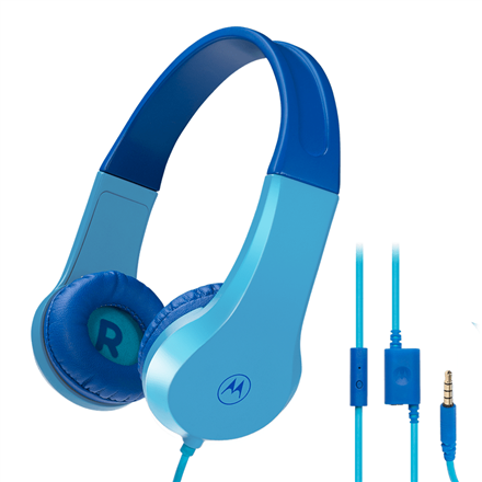 Ausinės Motorola  Kids Wired Headphones  Moto JR200  Over-Ear Over-Ear  Built-in microphone  3.