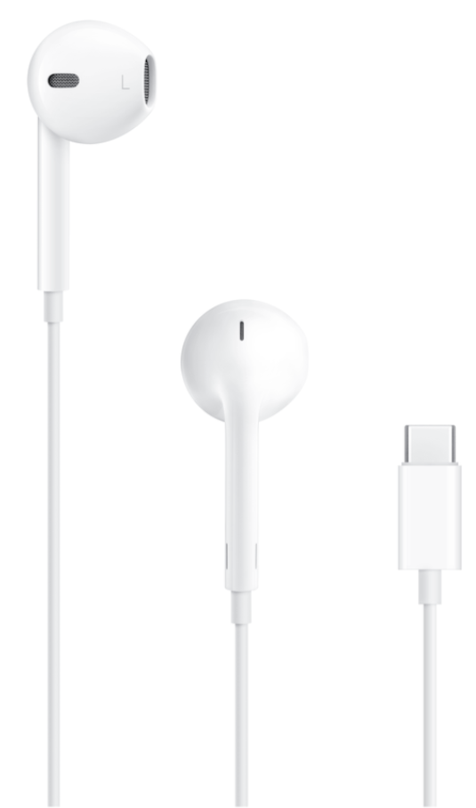 Ausinės APPLE EarPods (USB-C), įstatomos į ausis, baltos