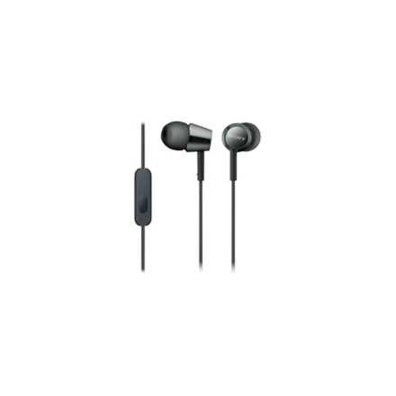 Ausinės Sony  MDR-EX155APB  Wired  In-ear  Microphone  Black