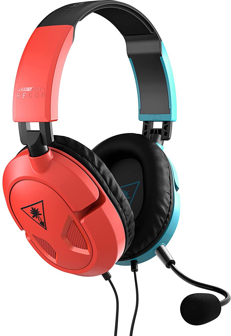 Ausinės ant ausų laidinės Turtle Beach headset Recon 50, red/blue