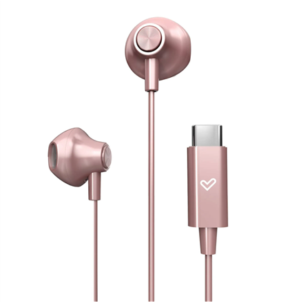 Ausinės Energy Sistem Wired Earphones  EasyPods Type C  Built-in microphone  USB-C  Rose Gold