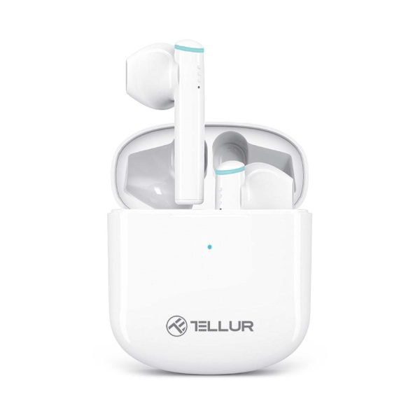 Tellur Aura True Wireless Earphones APP white