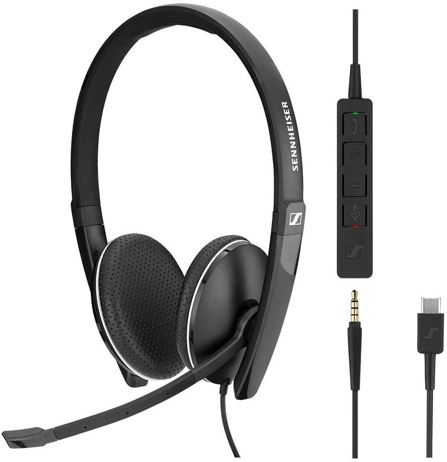 EPOS SENNHEISER ADAPT 165 USB II , USB WIRED DOUBLE-SIDED 3.5MM + USB